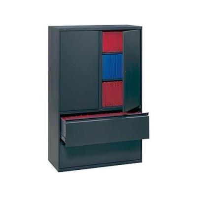 HON Brigade 700-Series Lateral File With Binder Storage, 36in. Wide, Charcoal