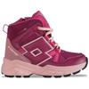 Winterboots LOTTO, Gr. 28, dunkelrot, pink, Synthetik, mehrfarbig, sportlich, Schuhe, - mit pratkischem Reißverschluss auf der Innenseite