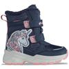 Winterboots LOTTO, Gr. 26, bunt (navy, pink), Synthetik, mehrfarbig, sportlich, Schuhe, - mit coolen Lichtelementen im Obermaterial