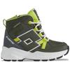 Winterboots LOTTO, Gr. 27, grün (olive, lime), Synthetik, mehrfarbig, sportlich, Schuhe, - mit pratkischem Reißverschluss auf der Innenseite