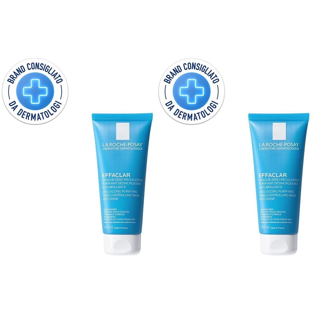 La Roche-Posay Effaclar Maschera Viso Sebo-regolatrice per pelle mista