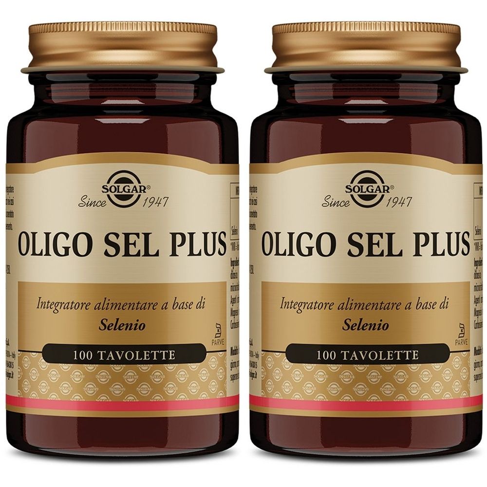 SOLGAR® Oligo Sel Plus Set da 2 2x42 g Compresse masticabili