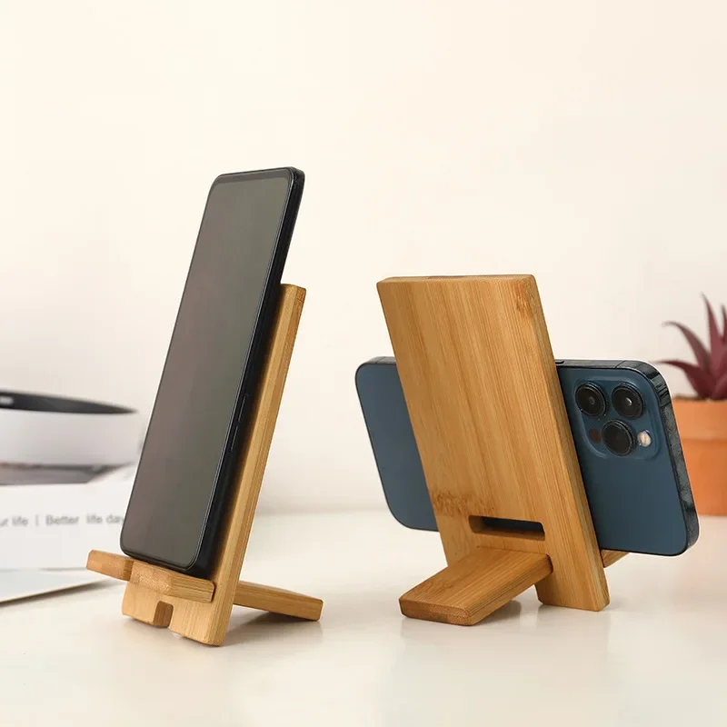 Support de téléphone de bureau en bois Support de téléphone paresseux Support de charge pour Smartphone Support de téléphone paresseux Support de téléphone portable Support de tablette