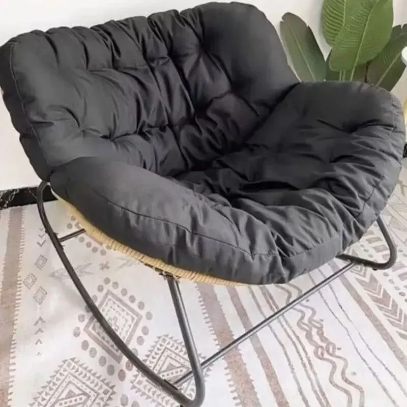Poltrona reclinabile, divano, sedia a dondolo, soggiorno, singolo, tempo libero, camera da letto, nido per uccelli, esterno, rotondo, sedia nido pigro per esterni