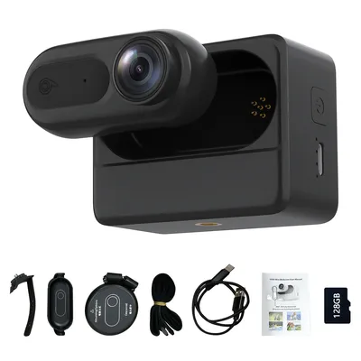2K Mini-Kamera 360° ° Drehbare Wifi Körper Sport Anti-Shake Wasserdichte Fall Kamera Für Helm Reisen Fahrrad Fahrer Recorder