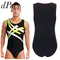 Costumi da bagno da uomo Body da ginnastica in colore a contrasto Tute sportive Costume da allenamento per body patchwork senza maniche acrobatici