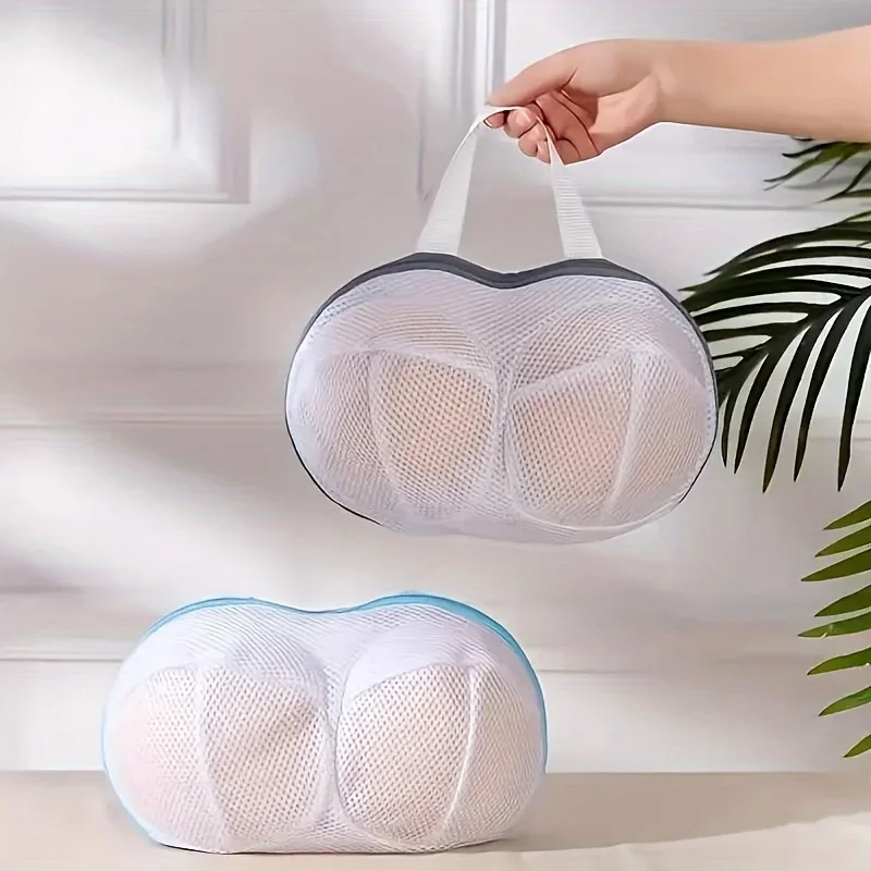 1PC Bra Laundry Bag Portable Foldable Lingerie Mesh Washing Bags Underwear Protection Wash Bra Bag Household Laundry Pouch New
