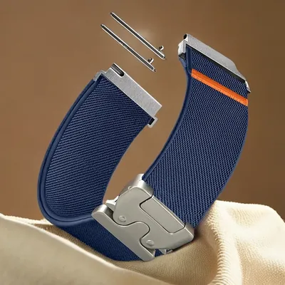 18/20/22 mm Fallschirmbänder für Samsung Galaxy Watch 7 6 5 4 Band Sport elastische Schlaufe für Garmin Watch/Huawei Watch/Amazfit Watch