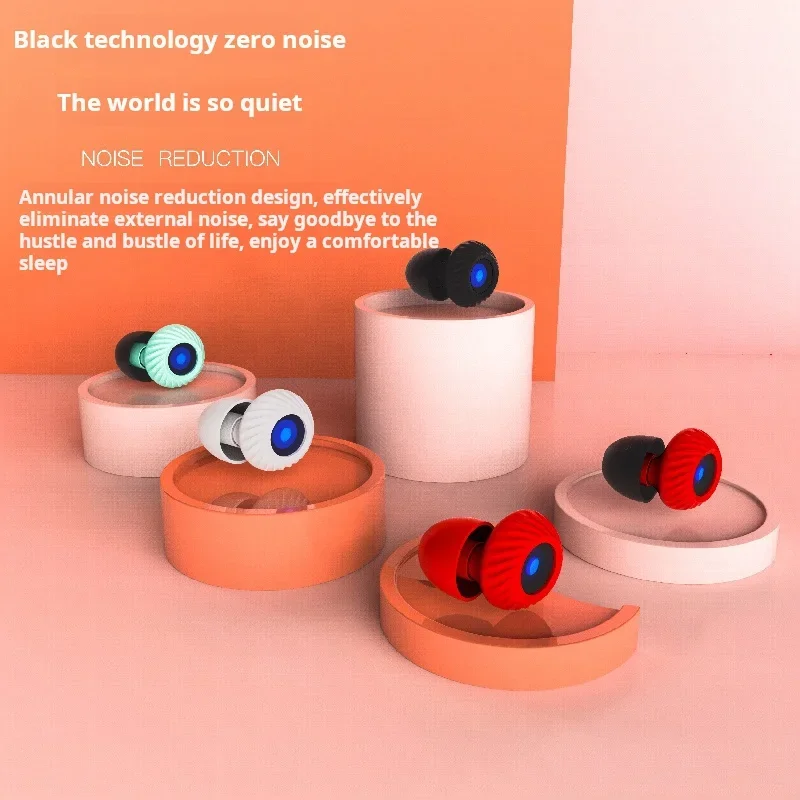 Nano-Silikon-Ohrstöpsel sind weich und nah an der Haut, Schalldämmung und störungsfrei und verbessern die Arbeitskonzentration Image