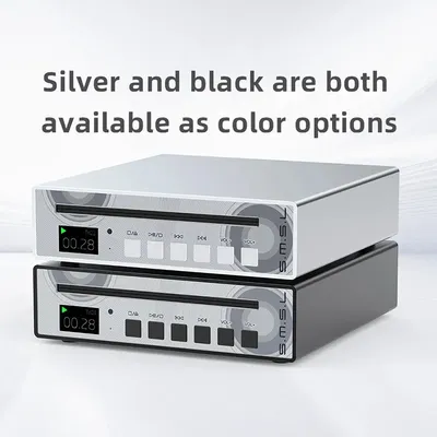 SMSL PL100 Hi-res Audio CD Player Portable CS43131 support Optical Coaxial 32Ω/60mW 3.5mm Headphone Output With Remote Control