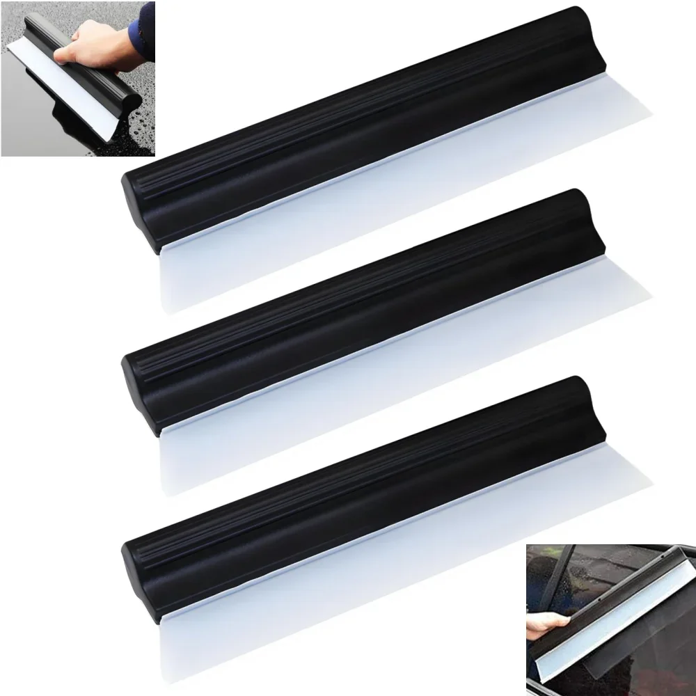 Kratzfestes, weiches Silikon, praktischer Rakel, Autoverpackungswerkzeuge, Wasser, Fensterwischer, Trocknungsklinge, sauberes Schaben, Filmschaber, Zubehör Image