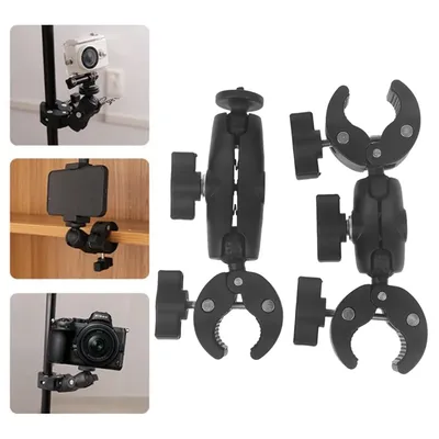 1 stück Universal Lenker Unterstützung Halterung Kamera Super Clamp Halterung für GoPro 13 12 Insta360 X3 DJI Motorrad Fahrrad teile
