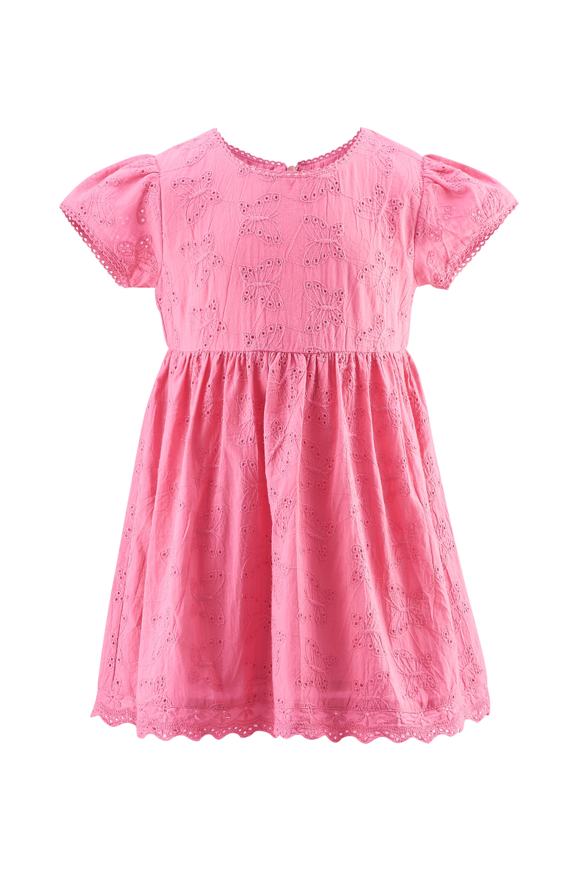 Sommerkleid HAPPY GIRLS "Mädchenkleid", Mädchen, Gr. 80, EURO-Größen, rosa (light pink), Stoff;Tüll, 100% Baumwolle, normal, Kleider Image