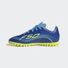Fußballschuh ADIDAS PERFORMANCE "F50 MESSI CLUB KUNSTRASEN E KINDER", Gr. 34, royal blau, solar gelb, semi blau burst, Synthetik, sportlich, Schuhe, geeignet für harte Untergründe Asche und Kunstrasen