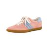 Sneaker PAUL GREEN "Paul Green Sneaker Leder", Damen, Gr. 38,5, rosa, hellblau, Leder, casual, Schuhe