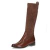 Stiefel CAPRICE, Damen, Gr. 36, XS-Schaft, braun (cognac), Textil, Leder, elegant, Schuhe, Blockabsatz, Langschaftstiefel, Businessstiefel, bequeme Weite, Topseller