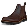 Chelseaboots ECCO "Jamestown", Herren, Gr. 44, braun, Nubukleder, klassisch, Schuhe, Schlupfboots, Stiefelette, Business-Boots mit Stretcheinsätze