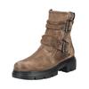 Stiefelette PAUL GREEN "Paul Green Stiefelette Veloursleder", Damen, Gr. 37,5, erde, Veloursleder, casual, Schuhe