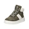 Sneaker MUSTANG SHOES "Mustang Shoes Sneaker Lederimitat/Textil", Damen, Gr. 37, braun (military), Lederimitat, Textil, casual, Schuhe