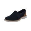 Slipper IMAC "Imac Slipper Lederimitat", Herren, Gr. 45, blau (blau, braun), Lederimitat, casual, Schuhe