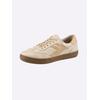 Sneaker ANDREA CONTI, Damen, Gr. 39, creme, camel, Leder, Rindsleder, Glattleder, modisch, Schuhe