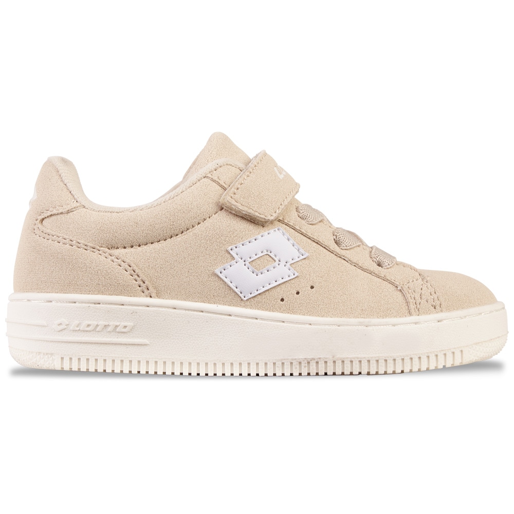 Sneaker LOTTO, Kinder, Gr. 26, weiß (stone, weiß), Synthetik, Schuhe, - in kinderfußgerechter Passform Image