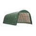 ShelterLogic 14 ft. x 20 ft. x 12 ft. Round Style Shelter Green Cover 95341