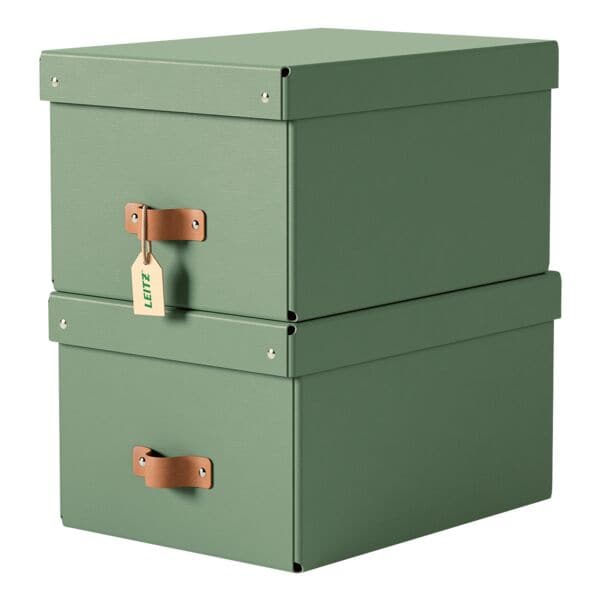 Leitz Archiv-Box »Puro« 27/37/20 cm 2 Stück 17 L grün, 27x20x37 cm