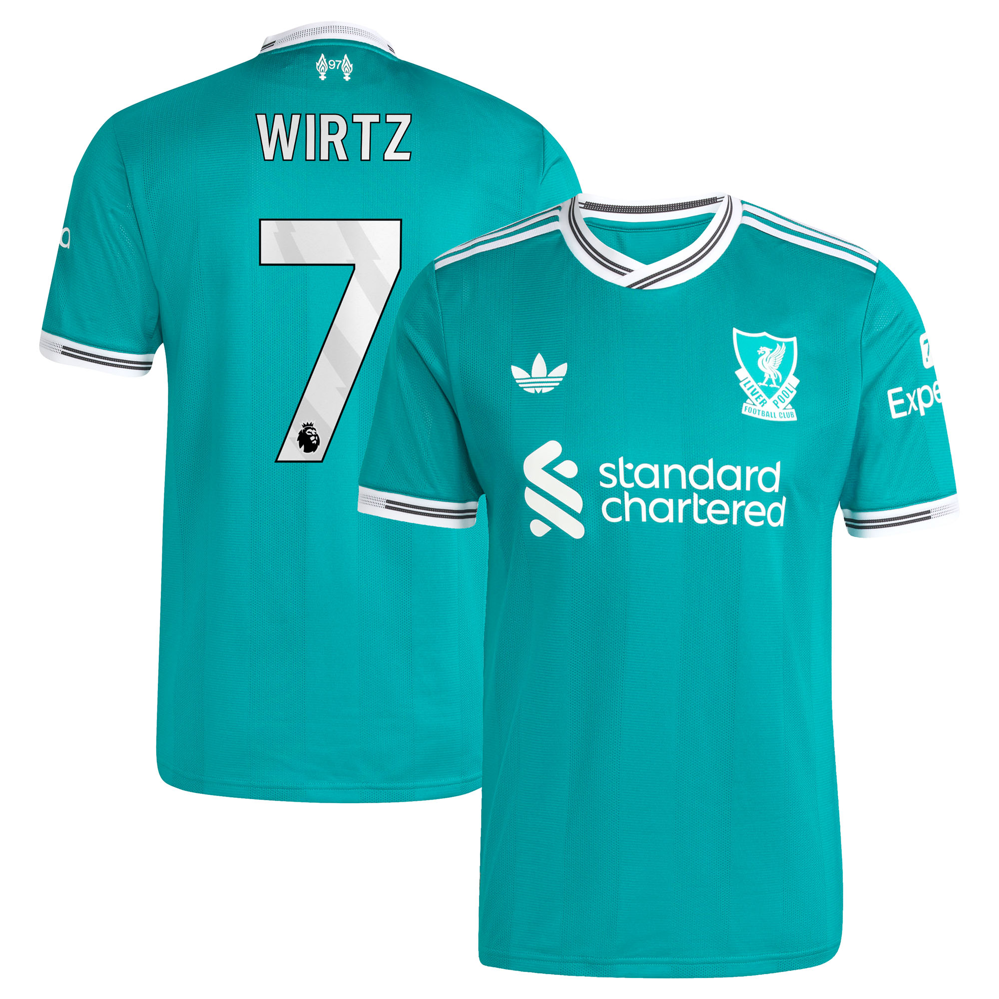 Liverpool adidas Authentisch Ausweichtrikot 2025-26 mit Aufdruck Wirtz 7 Image