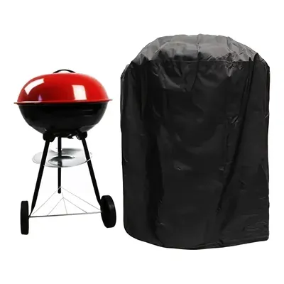 Black BBQ Grill Cover, Fits Most Grills, Ideal for Outdoor Barbecues, Home & Kitchen Use, Grills for Outdoor Cooking