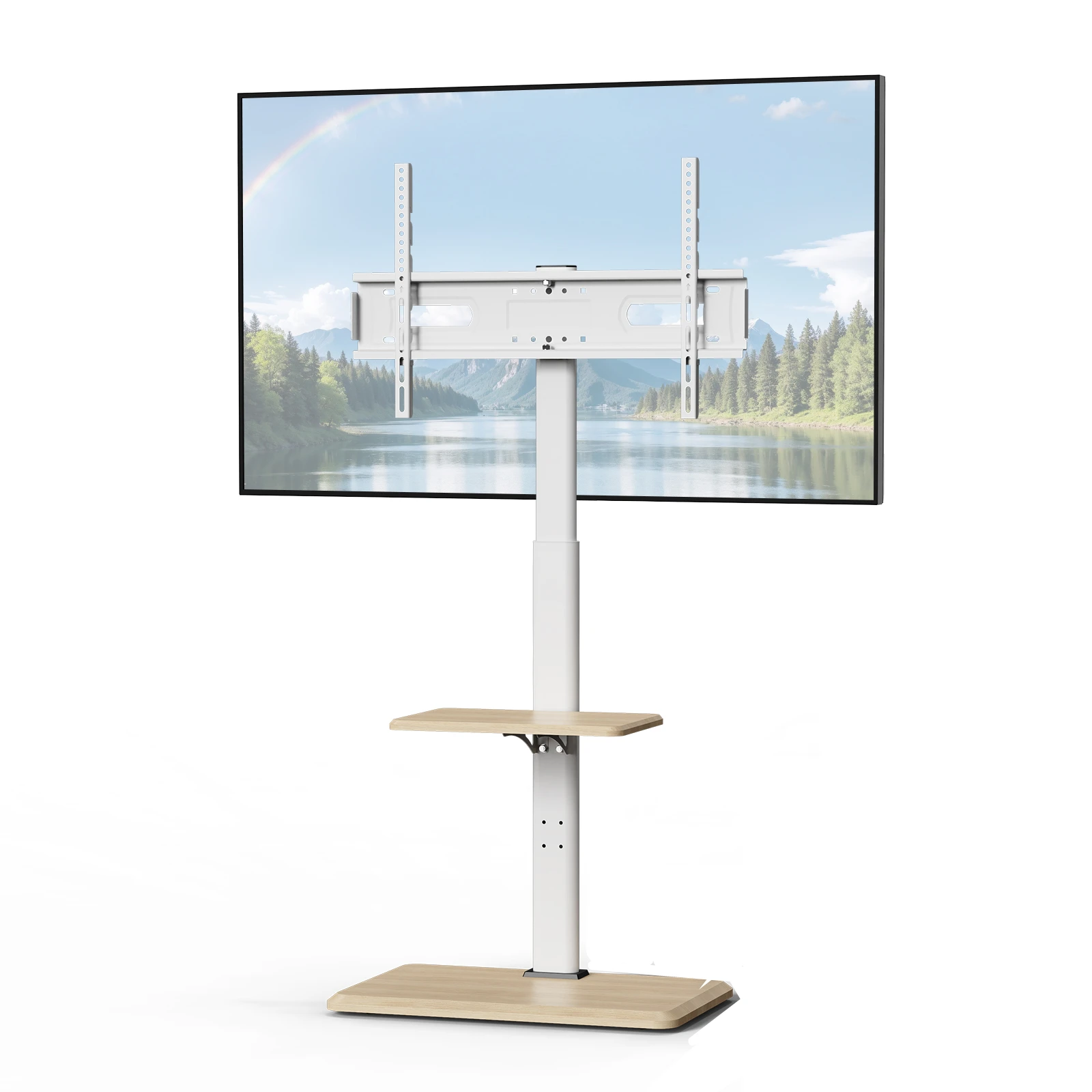 Support TV mobile supports de sol TV verticaux support de chariot chariot TV mobile chariot de sol pour télévision 26 "- 75" jusqu