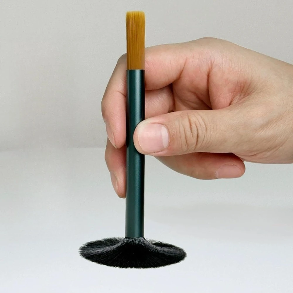 Kaffee Pulver Reinigung Pinsel Doppel Kopf Kaffeemühle Pinsel Espresso Maschine Kaffeekanne Pinsel Nylon Barista PinselReinigung Werkzeug