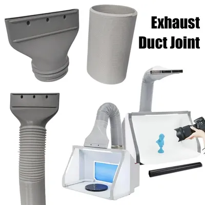 Exhaust Hose Adapter Flat Hose Adapter Exhaust Fan Nozzle Air Conditioning Hose Adapter Window Air Vent Connector