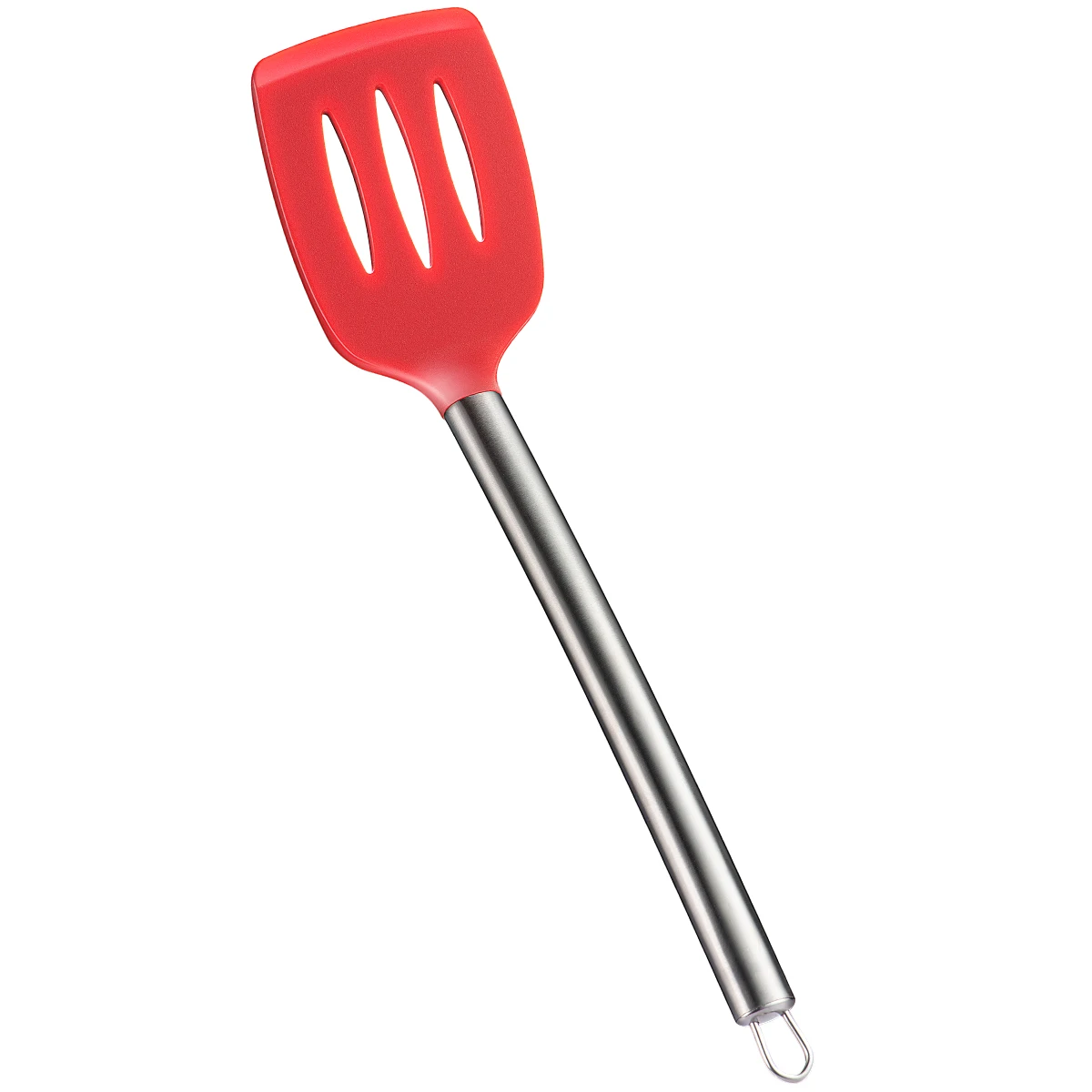 Schlitzspatel aus Silikon, hochhitzebeständig, BPA-frei, Küchenutensilien, ideales Kochgeschirr zum Braten Image