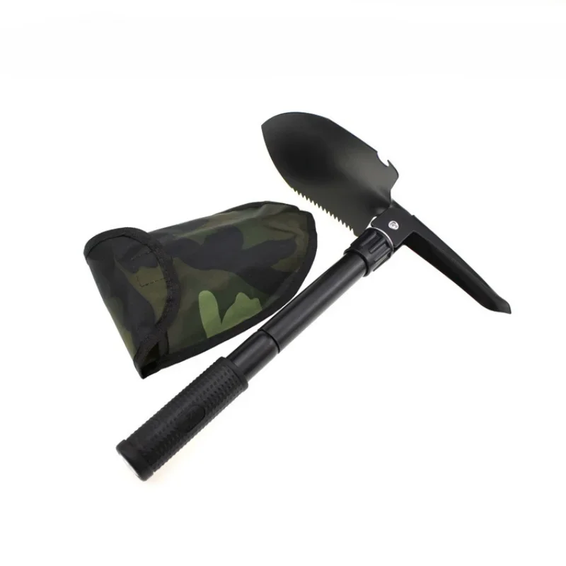 Nouveau multi fonctionnel pliable Portable ingénieur de voiture pelle électrique Camping en plein air pelle électrique auto-défense outil de survie