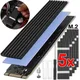 1-5Set M.2 2280 SSD Kit dissipatore di calore Disco rigido a stato solido Radiatore in alluminio con pad termico per PC Computer SSD Radiatore di raffreddamento