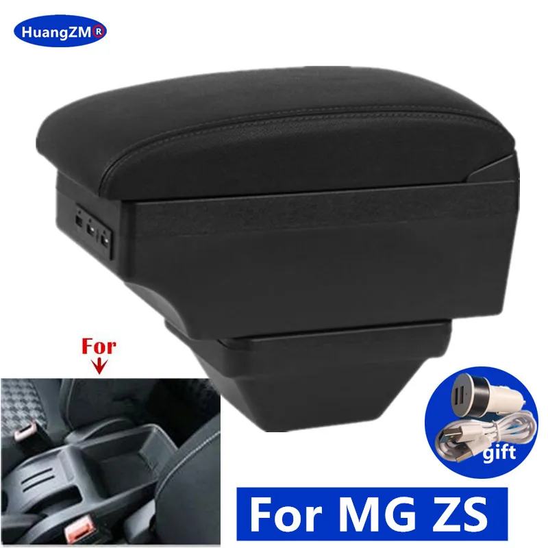 Für MG ZS Armlehne box Für MG ZS Auto Armlehne box Zentrale lagerung Box USB lade Innen Gewidmet Retrofit Auto Zubehör Image