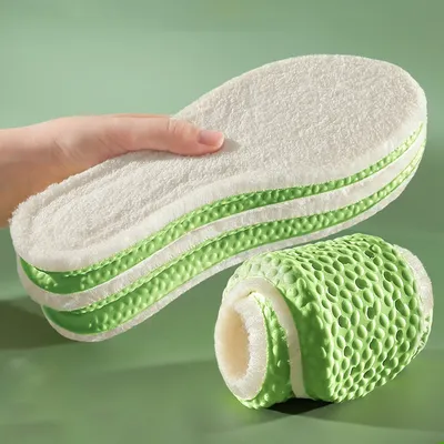 Self Heated Thermal Insoles Thicken Warm Plush Arch Support Soft Insoles Men Women Winter Sports Shoes Self-heating Shoe Pads