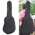 Custodia per chitarra acustica in tessuto Oxford da 41 pollici Custodia morbida imbottita impermeabile per chitarra con cerniere Zaini per chitarre Gig Bas con doppia cinghia