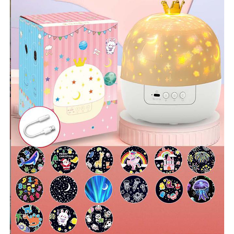 15/21 Sets of Films Ocean Night Light Projector, Gift Kids Projector for Bedroom, Stars Projector for Ceiling, 360 Degree Rotation Kids Night Light for Party,Birthdays, Gifts