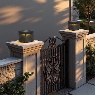 Outdoor Lawn Lights Modern Waterproof LED Path Lights Villa Garden External Yard Lamps Outside Floor Mount Light Fixture for Landscape Deck Porch Driveway Pathway