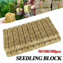25x30mm Hydroponics Growing System Plant Pot Seeds Stonewool Grow Media Cubes Soilless Substrate Rock Wool Plug Seedling Block