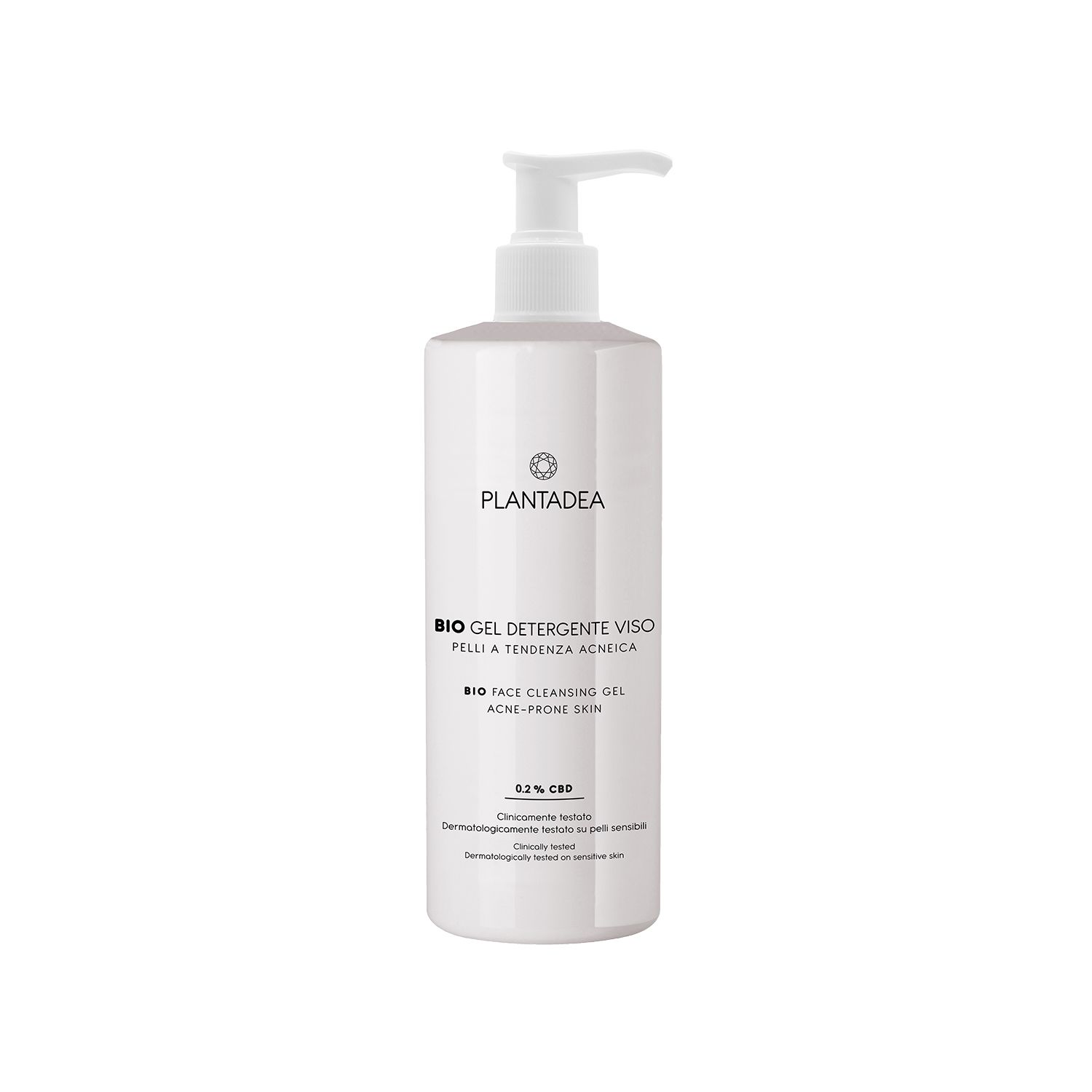 Gel detergente viso con CBD BIO per pelle acneica 200 ml