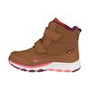 Winterstiefel TROLLKIDS "KIDS HAFJELL WINTER BOOTS", Gr. 39, braun (caramel, salmon, rotwood), Synthetik, mehrfarbig, sportlich, Schuhe, wasserdicht, Klettverschluss, reflektierende Details