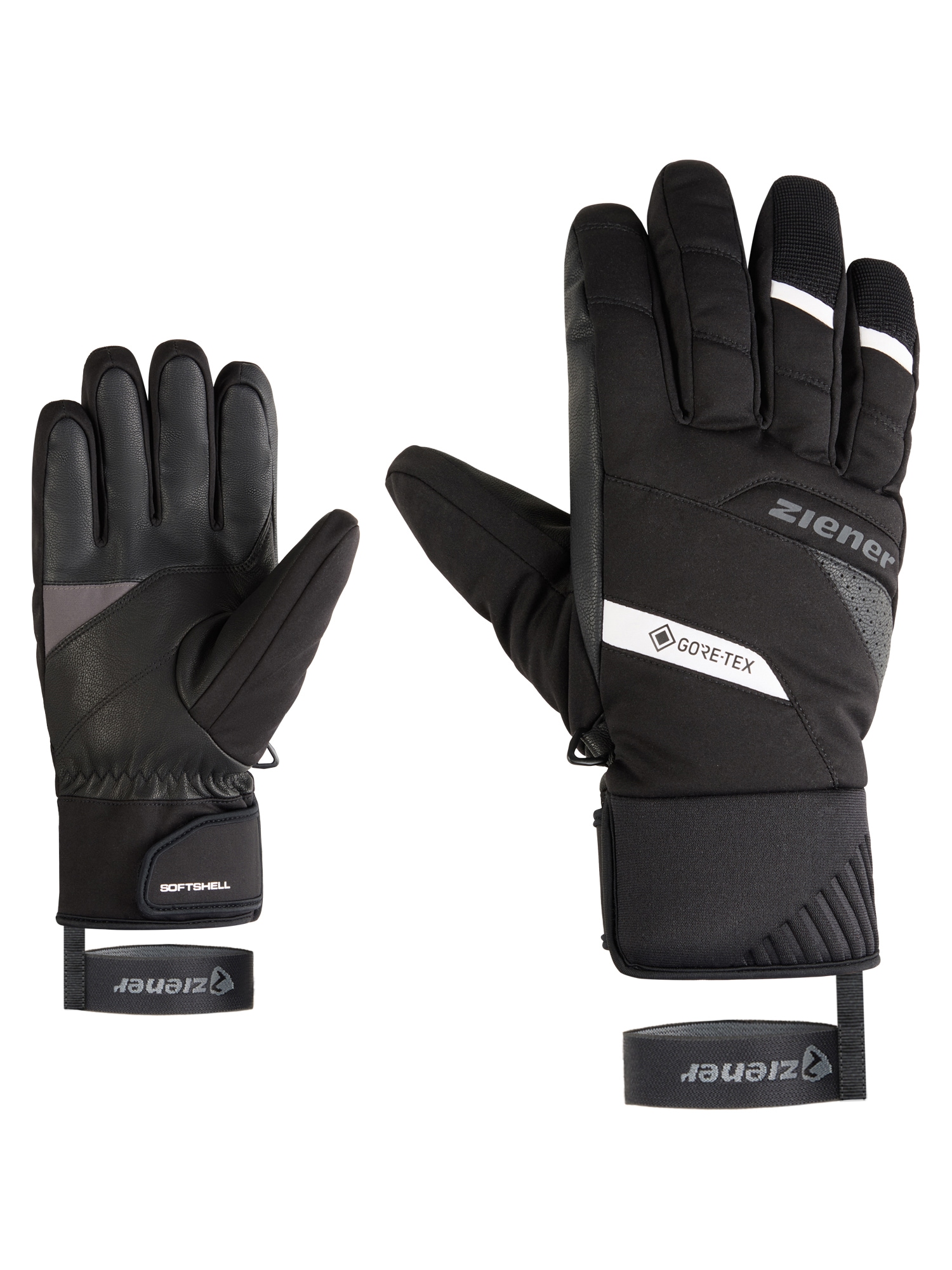Skihandschuhe ZIENER "GOKONI-Z GTX PR glove man", Herren, Gr. 9, schwarz, Materialmix, Handschuhe Image