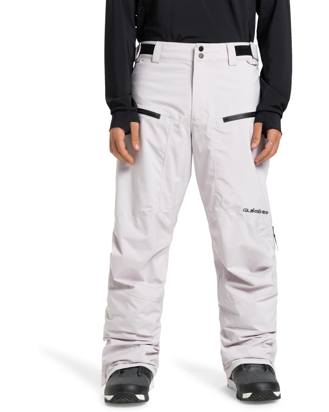 Snowboardhose QUIKSILVER "Paramo Stretch 20K", Herren, Gr. XXL, lila (lila marble), 58% Polyester, 42% Polyester, Hosen Image