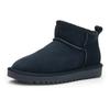 Winterboots ARA "ALASKA", Damen, Gr. 41, blau (dunkelblau), Veloursleder, Lammfell, unifarben, sportlich, Schuhe, Schlupfboots, Snowboots, Winterboots in Bequemweite H = sehr weit