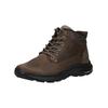 Schnürstiefelette SKECHERS "Skechers Stiefelette Leder", Herren, Gr. 44, braun, Leder, casual, Schuhe
