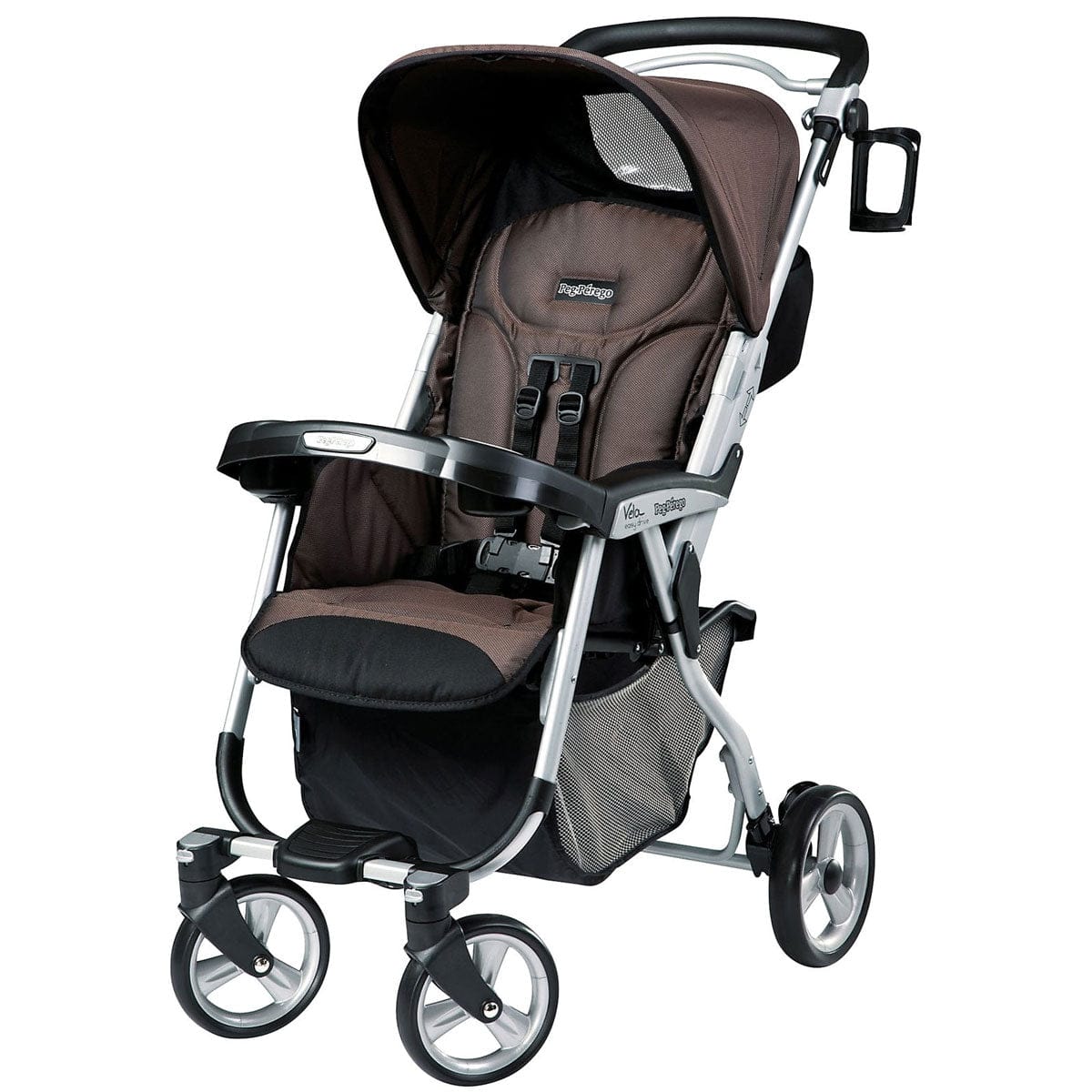 Peg Perego Vela Easy Drive Lightweight Compact Stroller - Newmoon