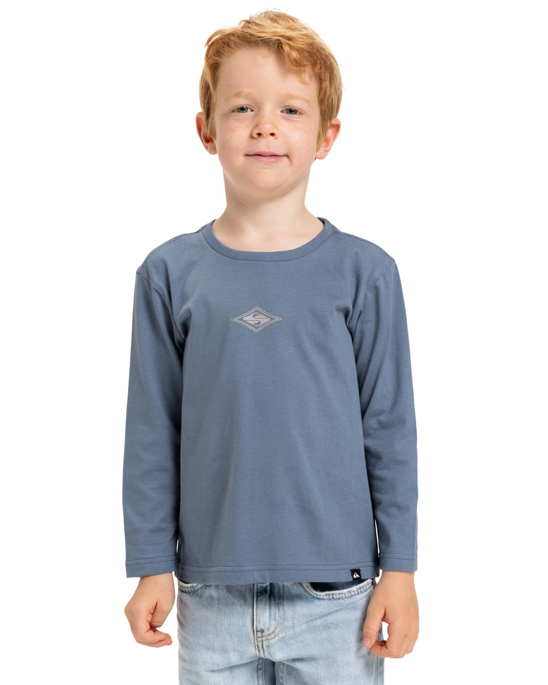 Langarmshirt QUIKSILVER "Ev Swell Ovation", Kinder, Gr. 3(91-100cm), china blau, 100% Baumwolle, Shirts Image